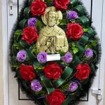 Венок ритуальный ВР-20/овал